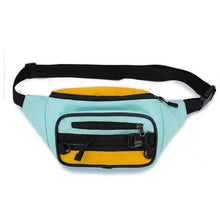Load image into Gallery viewer, Vintage Lightweight Unisex Fanny Pack 3 Zippers Waist Packs Canvas Adjustable Party Fanny Pack