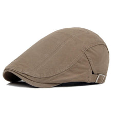 Load image into Gallery viewer, Vintage Men Beret Hats Classic Simple Winter Warm Caps Cotton Comfortable Autumn Beret Flat Hat Quality Durable Retro Men's Hat Unique Berets For Men Retro Cap
