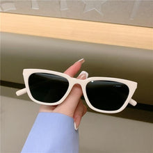 Load image into Gallery viewer, Vintage Narrow Cat Eye Sunglasses Cat's Eye Style Sunglasses For Women New Retro Style & Fashionable & Designer Shades Of Glasses Elegant Sunglasses