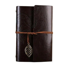 Load image into Gallery viewer, Vintage PU Leather Diary Notebook Journal Retro Book Traveler Planners Office School Supplies