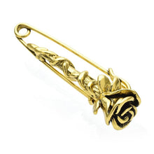 Load image into Gallery viewer, Vintage Rose-flower Safety Pins For Women Men Classic Suits Scarf Trousers Brooches Gifts Jewelry Making Charms Findings Supplies Crafting Safety Pins