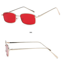 Load image into Gallery viewer, Vintage Slender Square Sunglasses Classic Small Frame New Square Shape Sunglasses For Men In High-quality Metal Frame Sunglasses For Men New Vintage Sunglasses