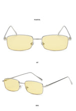 Load image into Gallery viewer, Vintage Slender Square Sunglasses Classic Small Frame New Square Shape Sunglasses For Men In High-quality Metal Frame Sunglasses For Men New Vintage Sunglasses