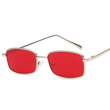 Load image into Gallery viewer, Vintage Slender Square Sunglasses Classic Small Frame New Square Shape Sunglasses For Men In High-quality Metal Frame Sunglasses For Men New Vintage Sunglasses