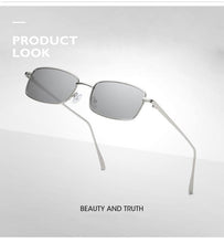Load image into Gallery viewer, Vintage Slender Square Sunglasses Classic Small Frame New Square Shape Sunglasses For Men In High-quality Metal Frame Sunglasses For Men New Vintage Sunglasses