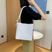 Load image into Gallery viewer, Vintage Style Fashionable Women's bucket bag Stone Pattern Shoulder Bag For Ladies Diagonal Female Bag