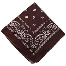Load image into Gallery viewer, Vintage Style Print Bandana Hair Bands for Girls Women Headband Square Scarf Face Mask Cross Turban Bandanas Headwear