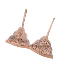 Load image into Gallery viewer, Vintage Style Women's Thin Bra Without Chest Pad Fashionable Sexy Lace Bra Back Buckle Tube Top Women's Underwear Summer Clothes