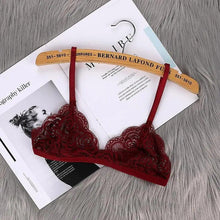 Load image into Gallery viewer, Vintage Style Women's Thin Bra Without Chest Pad Fashionable Sexy Lace Bra Back Buckle Tube Top Women's Underwear Summer Clothes