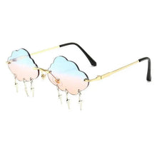 Load image into Gallery viewer, Vintage Women Rimless Sunglasses Retro Style Glasses For Summer Cloud Shaped Style Excellent Gift For Girls