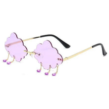 Load image into Gallery viewer, Vintage Women Rimless Sunglasses Retro Style Glasses For Summer Cloud Shaped Style Excellent Gift For Girls