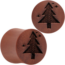 Load image into Gallery viewer, Organic Sawo Wood Christmas Tree Saddle Plug Set Sizes 8mm to 25mm