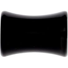 Load image into Gallery viewer, Black UV Acrylic Saddle Plug Set 5mm to 25mm