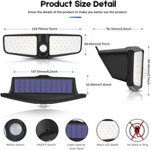 Load image into Gallery viewer, VOSONX Solar Powered Security Lights