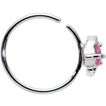 Load image into Gallery viewer, 20G 3/8 Pink Gem Sassy Seamless Circular Ring
