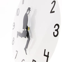 Load image into Gallery viewer, Wall Clock Silly Walk Wall Clock Comedy Creative Artwork Sweep Seconds Silent Funny Modern Silent Wall Watch Clock for Living Room Decor Comedian Home Decor Novelty Wall Watch Funny Walking Silent Mute Clock