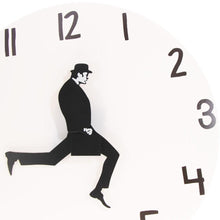 Load image into Gallery viewer, Wall Clock Silly Walk Wall Clock Comedy Creative Artwork Sweep Seconds Silent Funny Modern Silent Wall Watch Clock for Living Room Decor Comedian Home Decor Novelty Wall Watch Funny Walking Silent Mute Clock