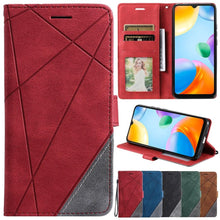 Load image into Gallery viewer, Wallet Flip Leather Case For Xiaomi Redmi 10 10A 10C 9 9A 9C 9T Note 11S 11 Pro 10S 10 Pro 9 Pro 8T 7 Poco X4 GT M4 Pro F4 11T Flip Wallet Case With Magnetic Closure Card Slots Wrist Strap Protective Case