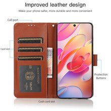 Load image into Gallery viewer, Wallet Leather Case For Xiaomi Redmi 10 9 9A 9C 9T 8 8A 7A 6 Note 10 10S 10 Pro 9S 9 Pro 8 Pro 7 6 5 Pro 4X Poco X3 Pro M3 11T Shockproof Wallet Style Magnetic Closure Back Cover Case