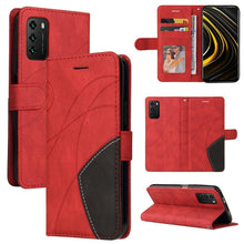 Load image into Gallery viewer, Wallet with Credit Card Holder Stand Women Men Leather Flip Case Folding Cover For Redmi 9T Case Leather Wallet Flip Cover Redmi 9T Phone Case For Xiaomi Redmi 9 T 9A 9C 8 8A 10 5G Note 10 11 Pro 11s 9s 10s Case