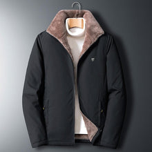 Load image into Gallery viewer, Warm Comfortable Men Winter Windproof Warm Thick Fleece Jacket Men Fashion Casual Coat Unique Design Warm Men's Jacket Men Autumn Outdoor Classic Soft Jacket For Hiking Fishing Travel