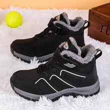 Load image into Gallery viewer, Warm Fur Men's Womens Boots Winter Comfortable Snow Casual Shoes Rubber Ankle Boots Fur Lined Warm Anti-slip Outdoor Work Shoes For Cold Weather Hiking Camping