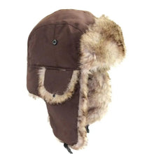 Load image into Gallery viewer, Warm Hat Ear Flaps Cool New Fashion Full Covered Soft And Comfortable Windproof Outdoor Caps For Men