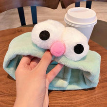 Load image into Gallery viewer, Wash Face Women Girls Hairbands Soft Warm Coral Fleece Bow Animal Ears Headbands Headwear Hair Bands Turban Gorgeous Hair Accessories For Women