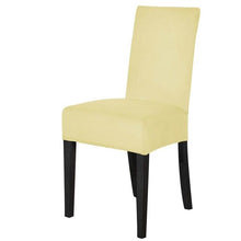 Load image into Gallery viewer, Washable Elastic Seat Parsons Chair Covers Thick Chair Cover Washable Elastic Winter Warm Chair Protector Case Kitchen Restaurant Washable Spandex Kitchen Chair Covers for Dining Room Christmas Decoration Holiday Party