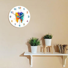 Load image into Gallery viewer, Water Color Tooth Painting Print Wall Clock Wall Clock for Living Room Wall Clock Medical Dental Clinic Wall Art Non Ticking Wall Watch Orthodontist Dentist Gift Clinic Wall Art Non Ticking Wall Watch Orthodontist Dentist