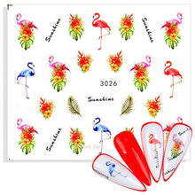 Load image into Gallery viewer, Water Decals Nail Tattoo Wolf Animal 3D Embossed Nail Sticker Flower Adhesive Manicure Slider Nail Art Tips Curve Graffiti Nail Design for Acrylic Nail Supplies Designer Nail Decorations for Women Girls Kids 3D Nail Art Stickers Decals