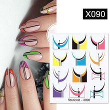 Load image into Gallery viewer, Water Nail Stickers Women Face Sketch Abstract Butterfly Image Sexy Girl Nail Art Decor Sliders Manicures For Nails Decoration Decal Self-Adhesive 3D Wave Design Decoration for Women Girls Tape Nail Art Stickers Decal Decoration