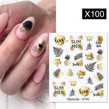 Load image into Gallery viewer, Water Nail Stickers Women Face Sketch Abstract Butterfly Image Sexy Girl Nail Art Decor Sliders Manicures For Nails Decoration Decal Self-Adhesive 3D Wave Design Decoration for Women Girls Tape Nail Art Stickers Decal Decoration