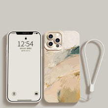 Load image into Gallery viewer, Watercolor Painting Phone Case For Xiaomi Mi 11 Lite 12 11T 10T Poco X4 M4 Pro X3 Redmi 10C Note 11 11S 10 9 With Lanyard Cover Aesthetic New Design Shockproof Unique Soft Bumper Case Cover