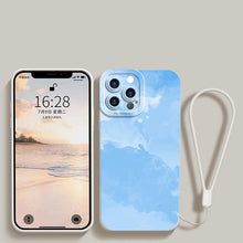 Load image into Gallery viewer, Watercolor Painting Phone Case For Xiaomi Mi 11 Lite 12 11T 10T Poco X4 M4 Pro X3 Redmi 10C Note 11 11S 10 9 With Lanyard Cover Aesthetic New Design Shockproof Unique Soft Bumper Case Cover