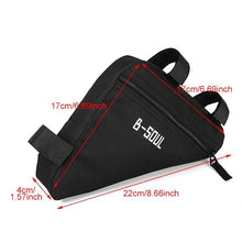 Load image into Gallery viewer, Waterproof Bicycle Bag Bike Triangle Bag For Bicycle Front Frame Bag Bike Bag Cycling Top Tube Bag Bicycle Bottle Bag Bike Storage Frame Bag Bicycle Front Tube Triangle Water Resistant Cycling Pack Strap On Pouch Bike Accessories Tool Accessible