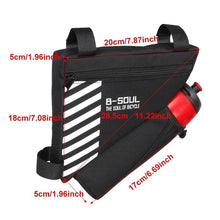 Load image into Gallery viewer, Waterproof Bicycle Bag Bike Triangle Bag For Bicycle Front Frame Bag Bike Bag Cycling Top Tube Bag Bicycle Bottle Bag Bike Storage Frame Bag Bicycle Front Tube Triangle Water Resistant Cycling Pack Strap On Pouch Bike Accessories Tool Accessible