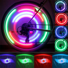 Load image into Gallery viewer, Waterproof Bicycle Spoke Light Willow Shape LED Bike Wheel Light Outdoor Cycling Lights LED Bicycle Spoke Light Visibility Safety Bike Light Outdoor Bicycle Tire Safety Light Bike Spoke Decorations