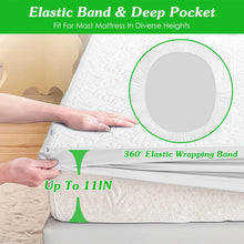 Load image into Gallery viewer, Waterproof Breathable Soft Cotton Mattress Protector