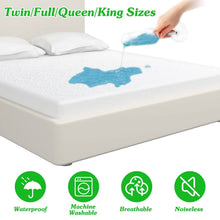 Load image into Gallery viewer, Waterproof Breathable Soft Cotton Mattress Protector