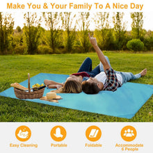 Load image into Gallery viewer, Waterproof Foldable Camping Rug Pocket Sand Proof Picnic Mat