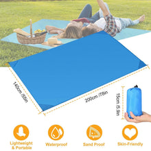 Load image into Gallery viewer, Waterproof Foldable Camping Rug Pocket Sand Proof Picnic Mat