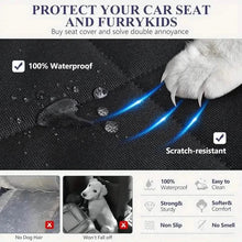 Load image into Gallery viewer, Waterproof Heavy-Duty Quilted Dog Seat Cover Hammock for Cars, Trucks, SUVs