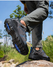 Load image into Gallery viewer, Waterproof Hiking Boots Mens Casual Shoes Walking Climbing Hiking Mountain Sport Boots Hunting Mens Slip-Resistant Climbing Shoes Lightweight Walking Shoes