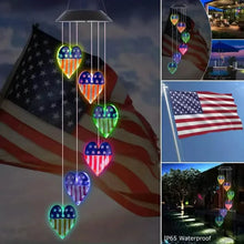 Load image into Gallery viewer, Waterproof Solar Wind Chime Light