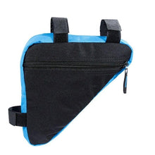Load image into Gallery viewer, Waterproof Triangle Cycling Bicycle Bags Front Tube Frame Bag Mountain Bike Triangle Pouch Frame Holder Bag Bike Storage Frame Bag Bicycle Front Tube Triangle Water Resistant Cycling Pack Strap On Pouch Bike Accessories Tool Accessible Storage Bag