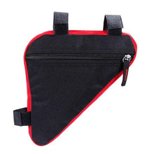 Load image into Gallery viewer, Waterproof Triangle Cycling Bicycle Bags Front Tube Frame Bag Mountain Bike Triangle Pouch Frame Holder Bag Bike Storage Frame Bag Bicycle Front Tube Triangle Water Resistant Cycling Pack Strap On Pouch Bike Accessories Tool Accessible Storage Bag