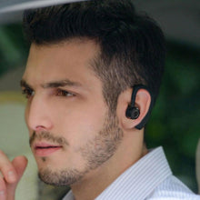Load image into Gallery viewer, Waterproof Wireless Bluetooth Handsfree Earphone Single Headphone Elegant Black Design Comfortable Long Wireless Range Headset Business Office Earbud With Microphone Waterproof Loud Voice Sport Earphones