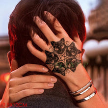 Load image into Gallery viewer, Waterproof Womens Temporary Sticker Tattoo Flower Rose Realistic Sketches For Arm Hand