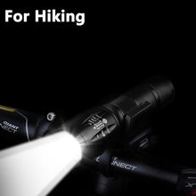 Load image into Gallery viewer, Waterproof Z45 Led Flashlight Ultra Bright Waterproof MINI Torch T6/L2/V6 zoomable 5 Modes 18650 rechargeable Battery for camping tactica Led Mini Water-Resistant Torch Light For Indoor & Outdoor Camping Hiking Accessories Gear